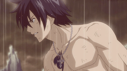 Gray Fullbuster from Fairy Tail has hot anime abs!