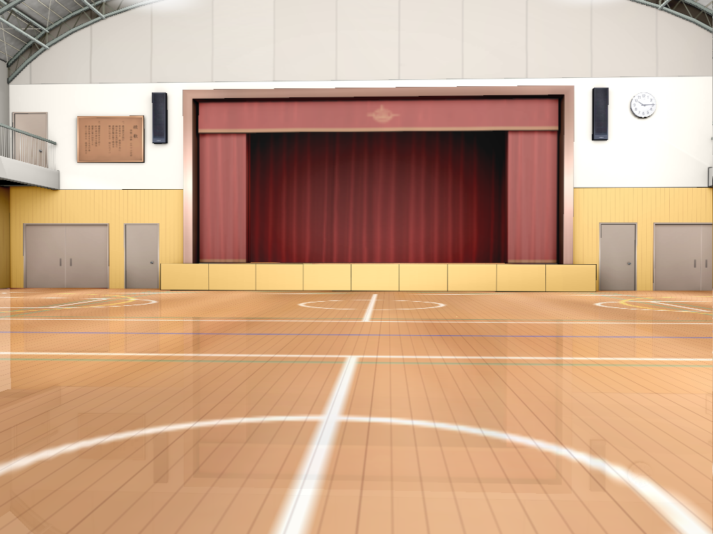 Gymnasium Anime Gym Background