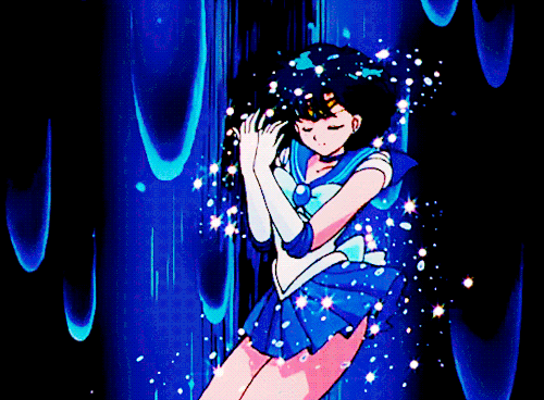 Sailor Mercury, Sailor Moon, anime water