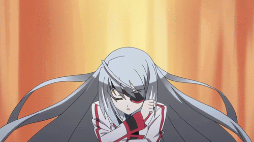 Anime Girl with White Hair, Grey Hair, Silver Hair: IS: Infinite Stratos: Laura Bodewig
