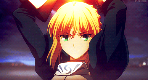 22 Saber (Fate Series) Gifs - Gif Abyss