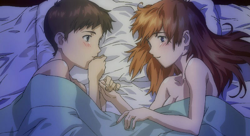 Asuka and Shinji. 