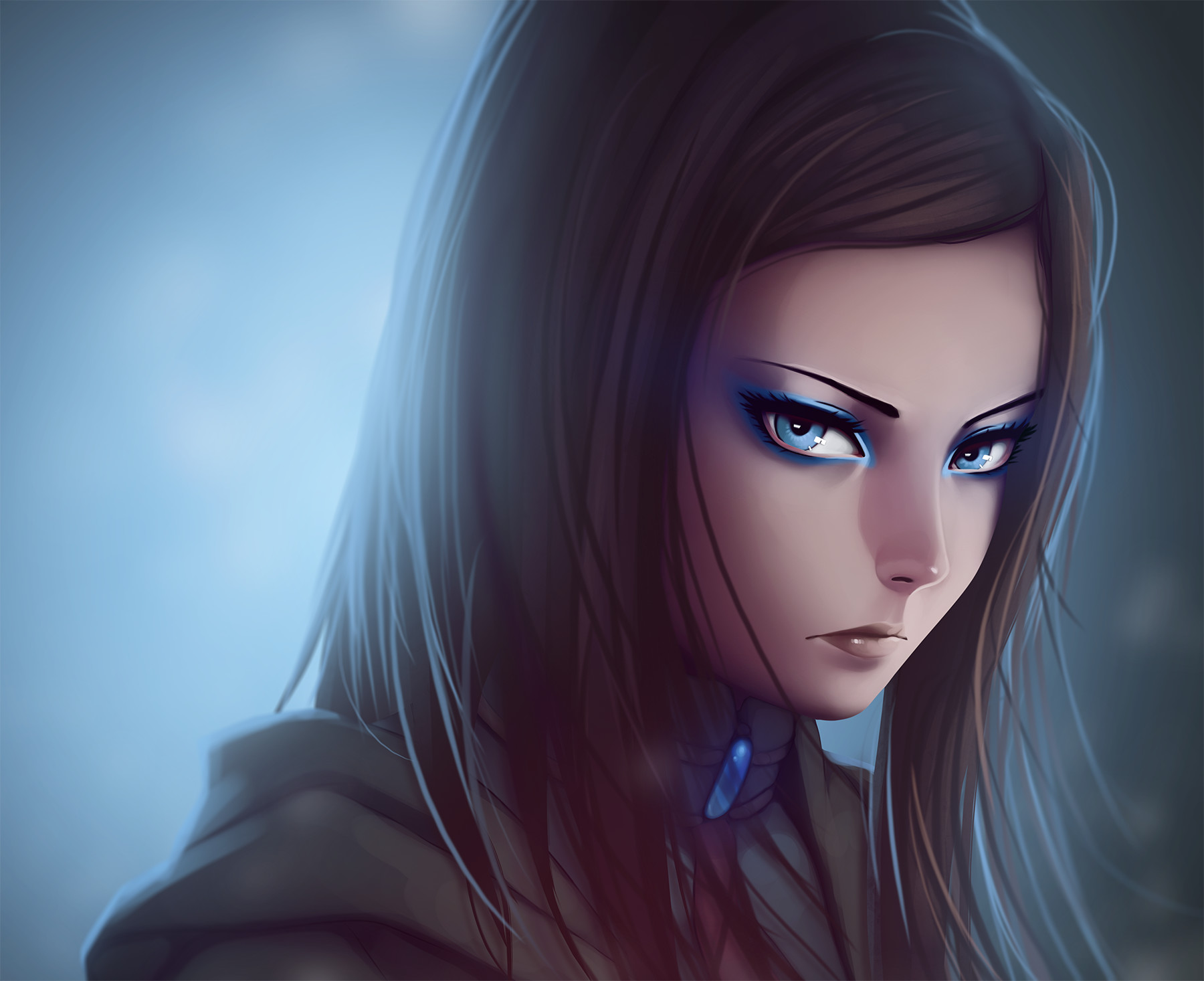 It's that girl from ergo proxy . May archive later lol. #art