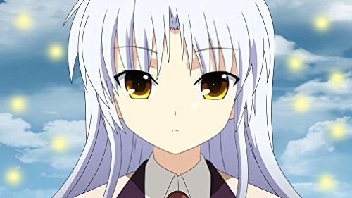 anime girl with long silver hair