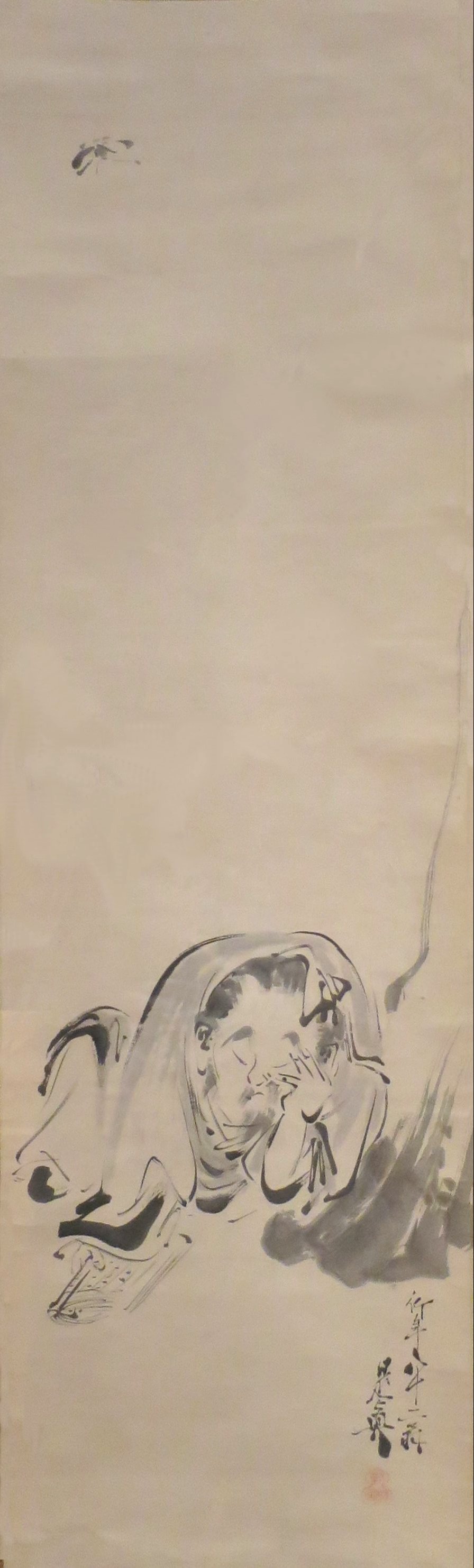 Zhuangzi Dreaming of a Butterfly by Shibata Zeshin