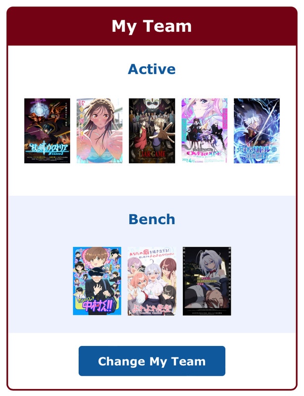 MAL Game "Fantasy Anime League" Opens for Spring 2026 - Forums ...