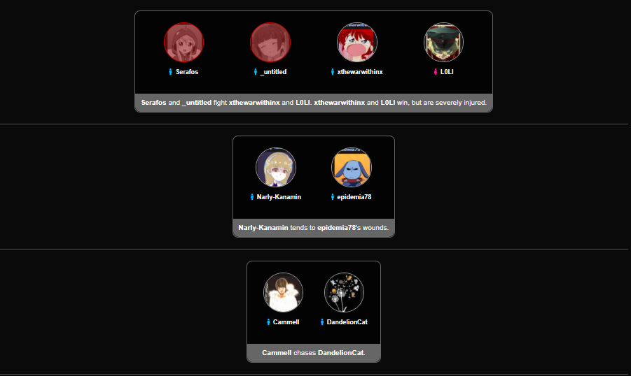 HUNGER GAMES WITH FG USERS 2ND SEASON - Forums - MyAnimeList.net