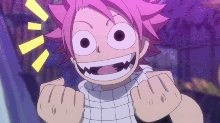 anime happy face gif