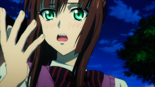 Anime Girl Coughing Up Blood Gif