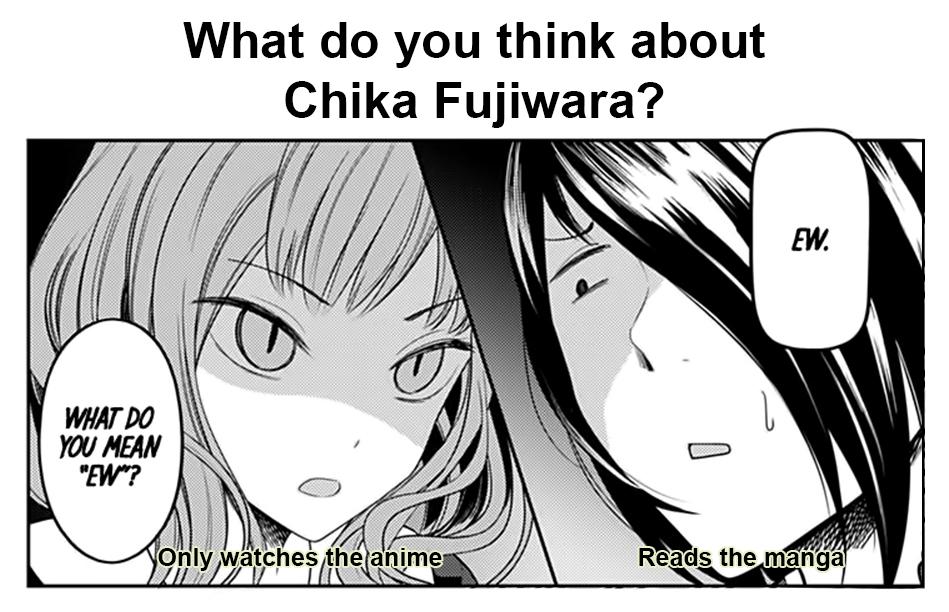 Who do y'all think is cuter: Kaguya or Chika? 