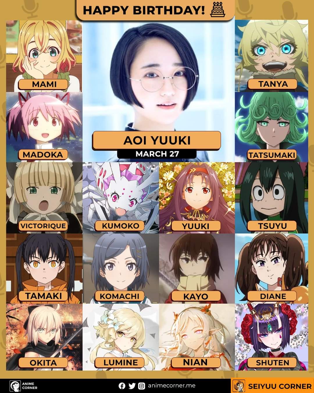 Seiyuu that you like the voice, but not the characters. - Forums -  MyAnimeList.net