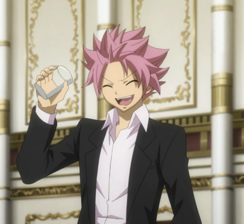 I wanted to see a episode with natsu and gray in suits why would thay put  this in the opening if we never see thi…