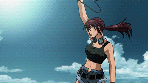 Revy from Black Lagoon is one of the 20 Extremely Hot Anime Girls Who Will Blow Your Mind