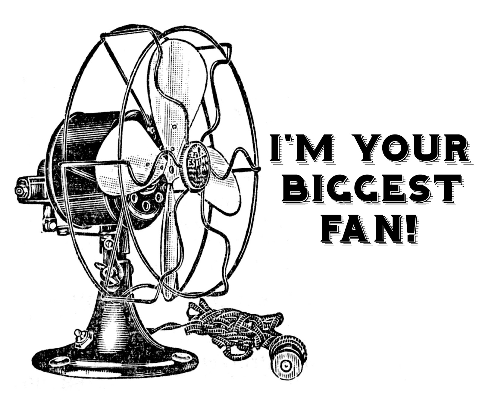 Your biggest fan. Big Fan. Biggest Fan. BIGFAN. Huge Fan.
