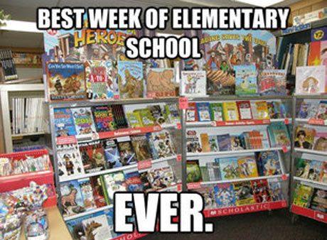 Remember Scholastic book fairs? They're still going strong! 