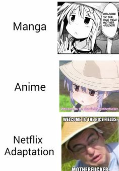 MyAnimeList on X: 📂Anime Memes CGI mishaps? Black work-life comedy? Which  anime is filling your meme folder 👉    / X