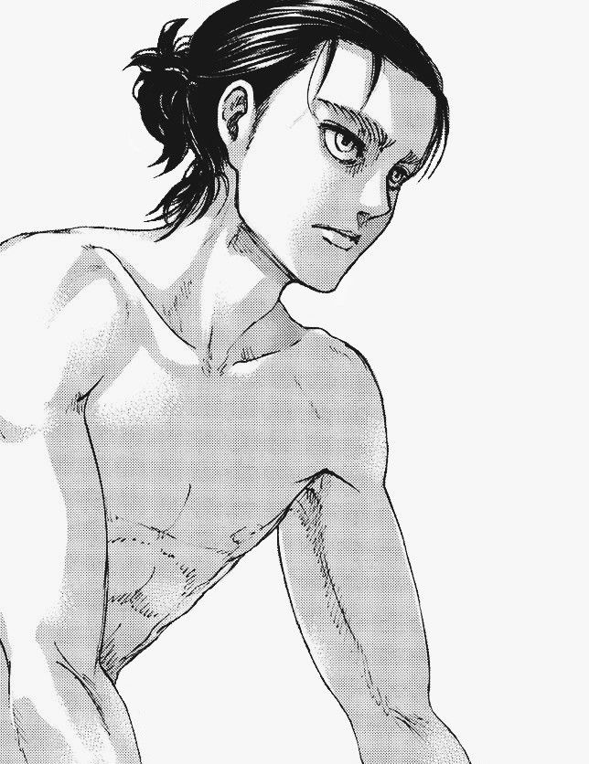 long haired eren jaeger