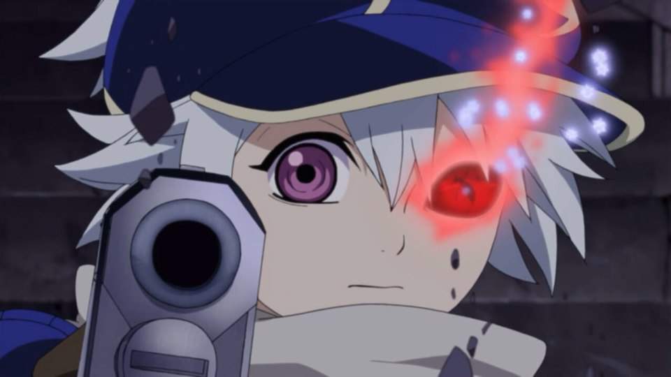 anime cyborg eye