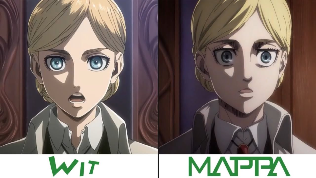 MAPPA vs WIT Studio. Which style do you prefer? (Not just Mikasa but in  general). : r/ShingekiNoKyojin