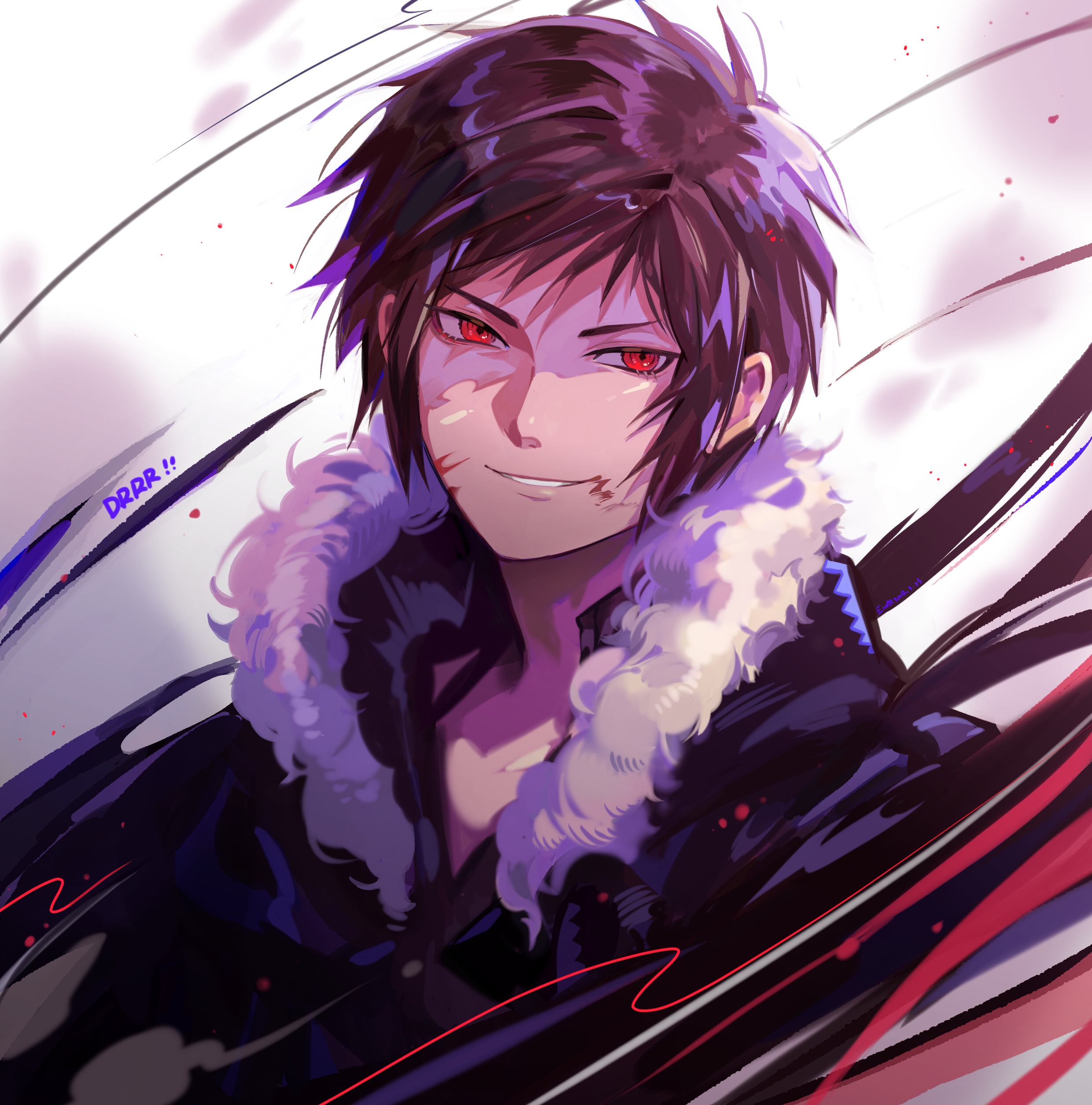 Download Yaoi Tei Azuma Izaya Orihara Anime Durarara!! Art by impoopoo3134, image size:2480x2508