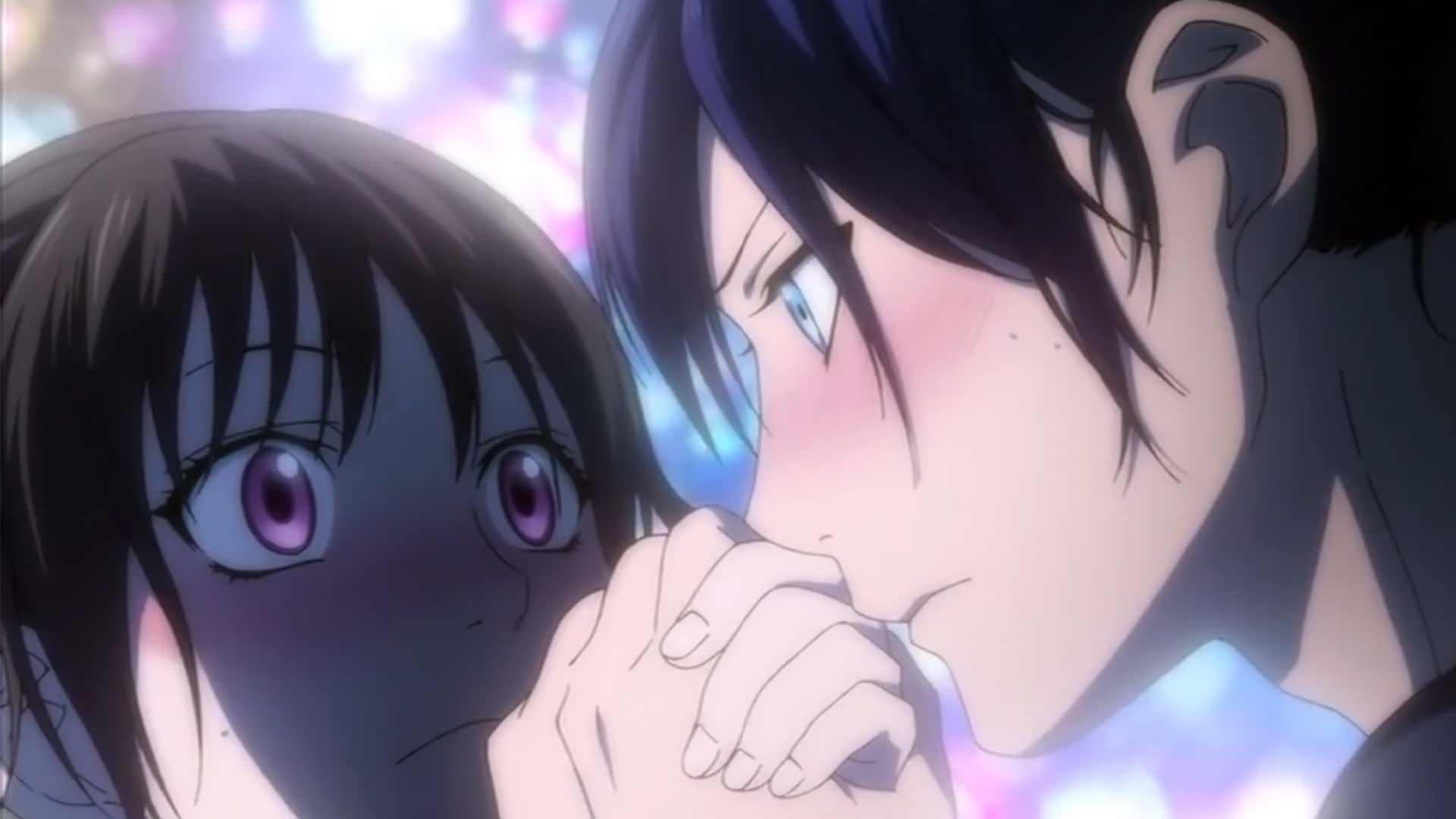 Hiyori, Yato and Yukine into the opening of Noragami Aragoto