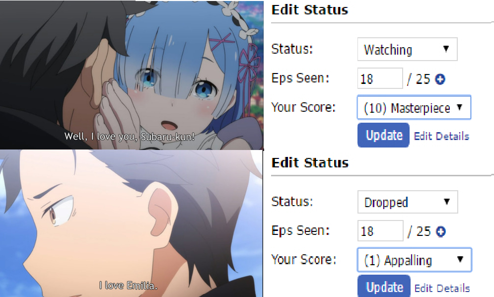 A Wild Ova Appears Re Zero Kara Hajimeru Isekai Seikatsu 50 Forums Myanimelist Net