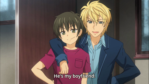 Golden Time Kaga and Banri in LOVE 