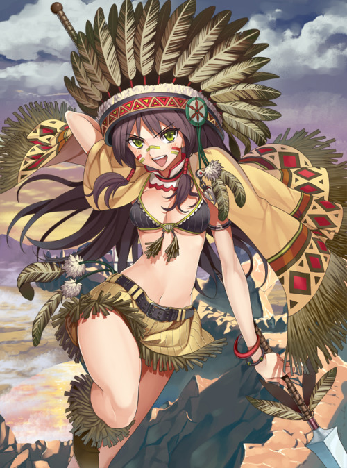 anime native american girl