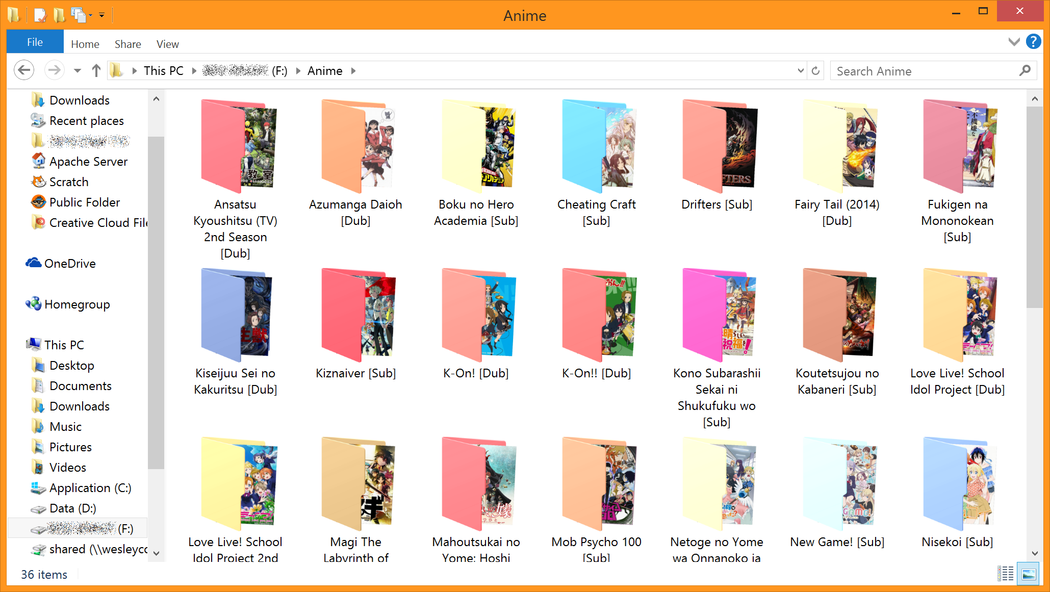 Your first batch of requested folder icons is complete! : r/anime