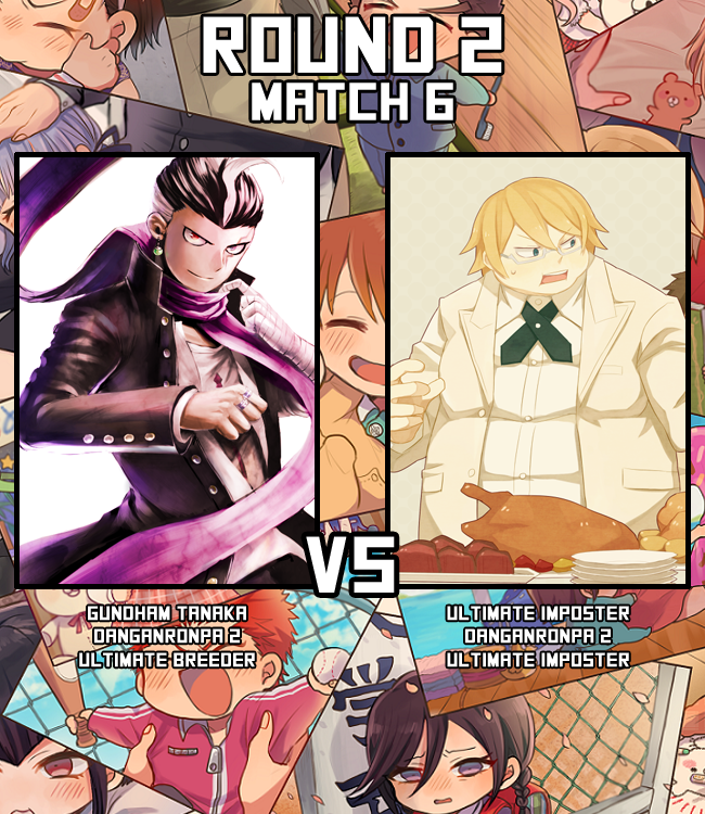 Characters Round 2 Match 6 Gundham Tanaka Vs Ultimate Imposter Forums Myanimelist Net