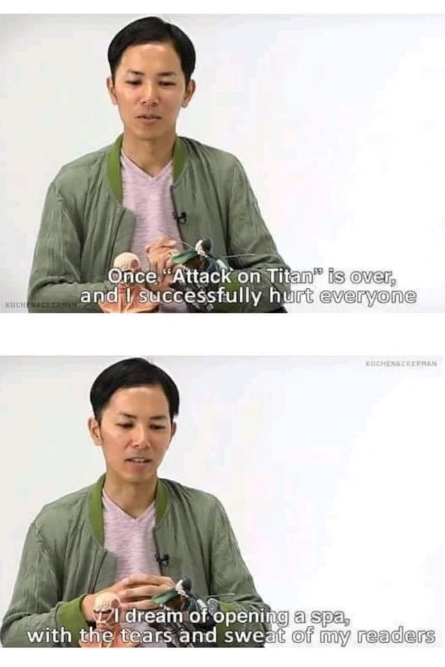 Isayama definitely didn't change his ending : r/ShingekiNoKyojin