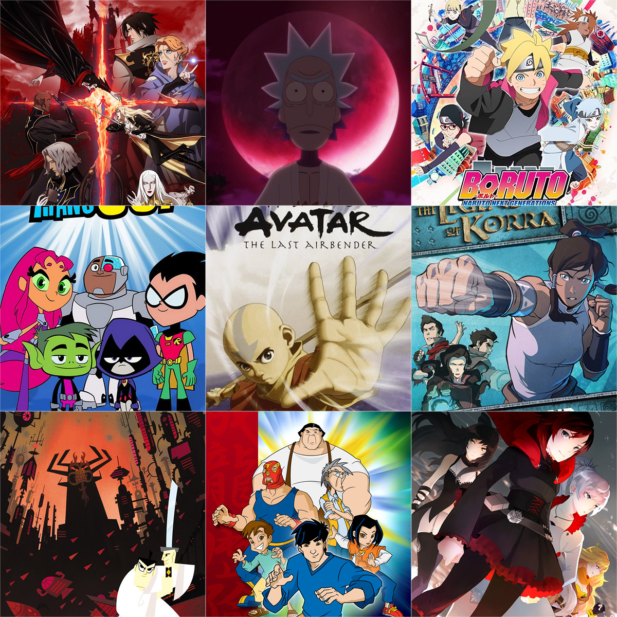 Least favorite overly edgy anime 3x3 list : r/MyAnimeList