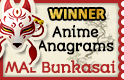 Anime Anagrams ticket (Winner)