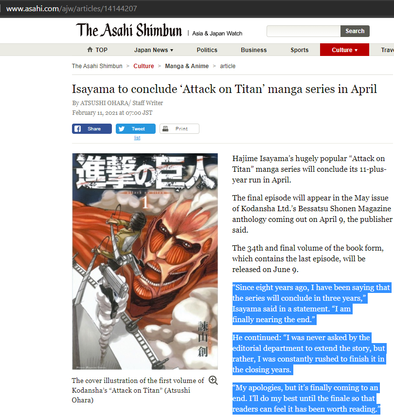 Attack On Titan Manga Vol 1-34 Complete Set English India