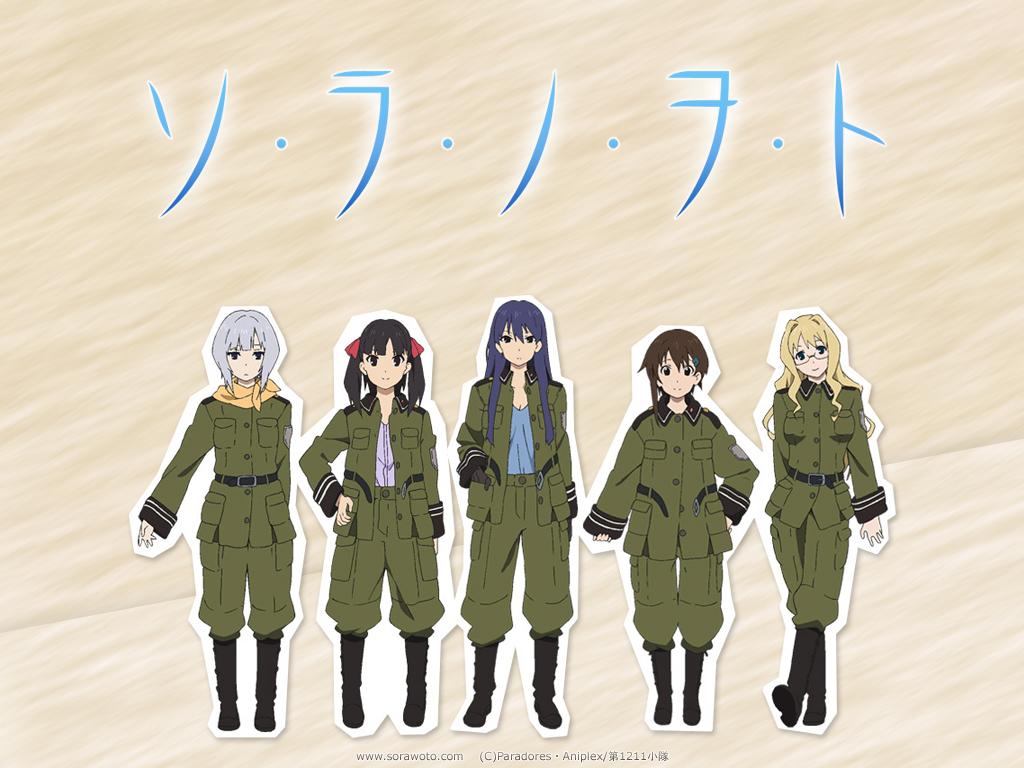 anime girl military uniform